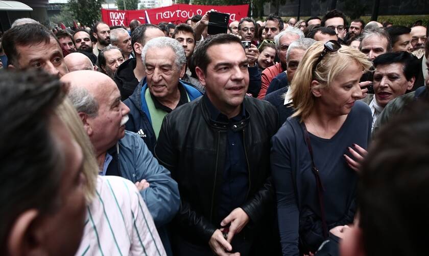 Σφοδρή κόντρα ΝΔ - ΣΥΡΙΖΑ για τον διαδηλωτή Αλέξη Τσίπρα