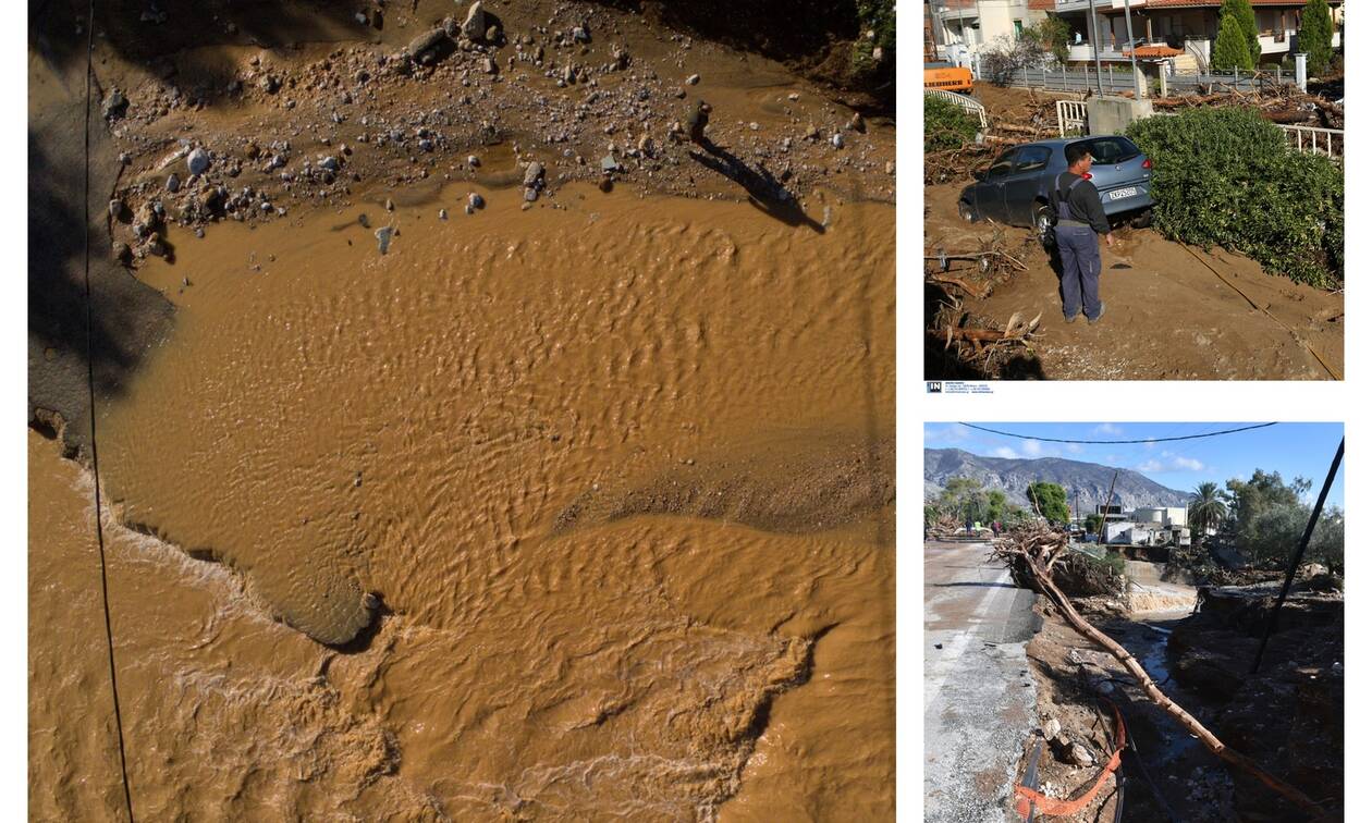 Εικόνες Βιβλικής καταστροφής: Η Κινέτα βυθισμένη στη λάσπη – Ανυπολόγιστες καταστροφές