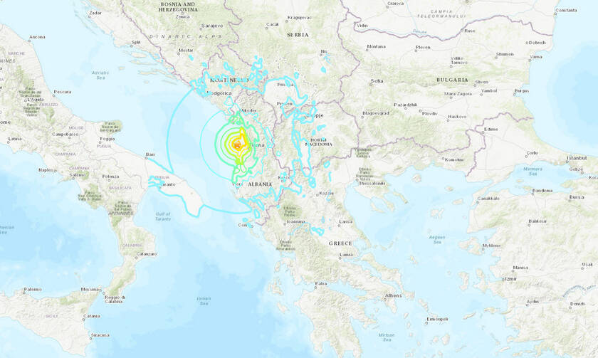 Ισχυρός σεισμός 6,4 Ρίχτερ στην Αλβανία - Αισθητός και στην Ελλάδα (pics)
