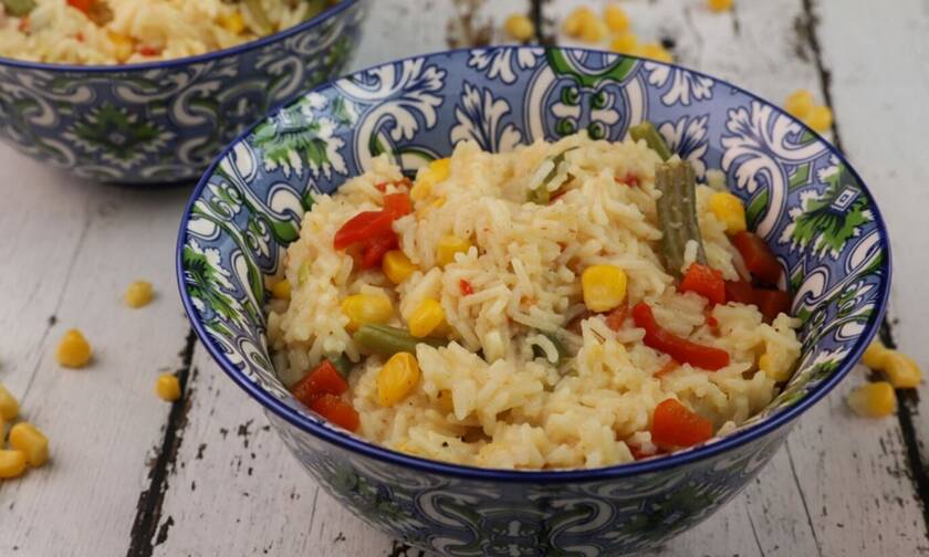 Έτσι θα φτιάξεις το πιο νόστιμο ρύζι με λαχανικά 