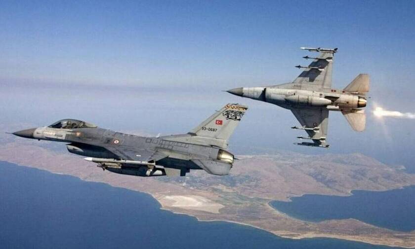 Two pairs of Turkish military aircraft enter Athens FIR without submitting flight plan