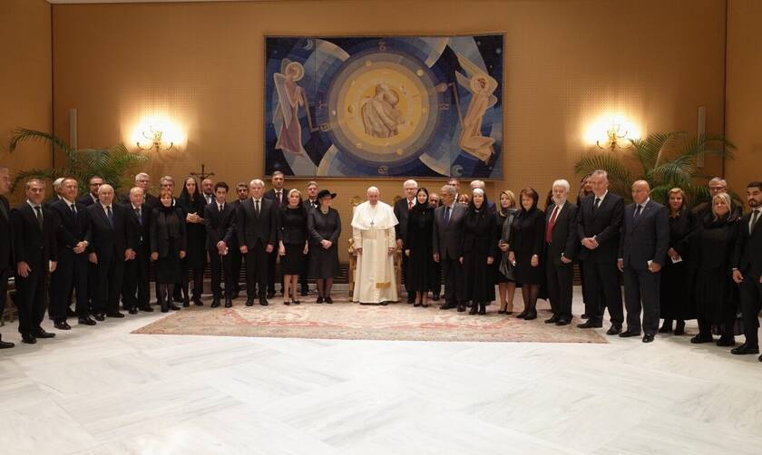 Η Μαριάννα Βαρδινογιάννη στο Βατικανό - Συναντήθηκε με τον πάπα Φραγκίσκο (pics)
