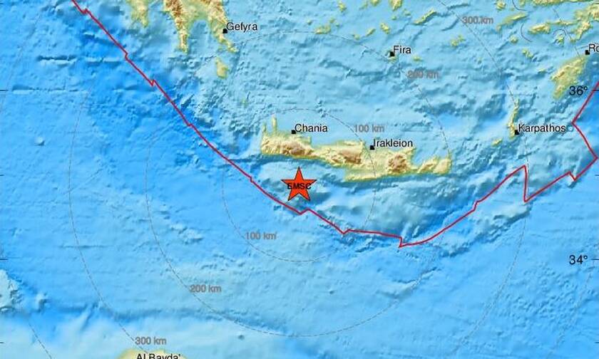 Σεισμός στη Γαύδο: Τρεις σεισμικές δονήσεις κοντά στο νησί (pics)