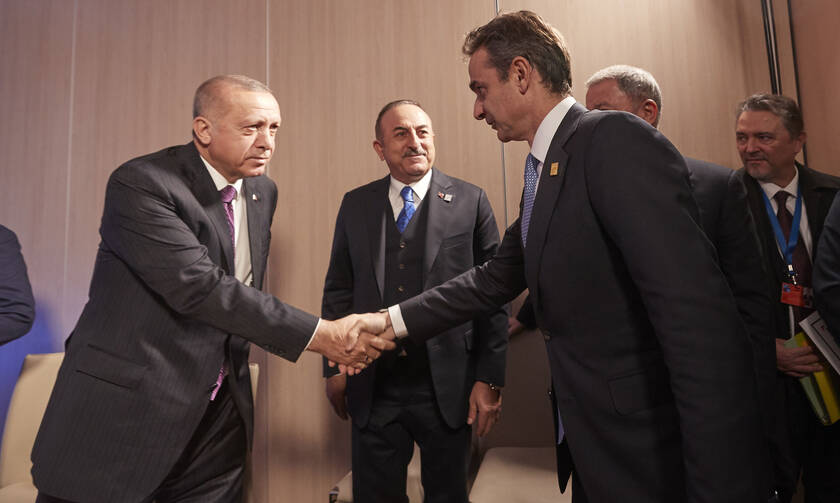Μητσοτάκης προς Ερντογάν: Νομικά άκυρο το μνημόνιο Τουρκίας - Λιβύης - Το παρασκήνιο της συνάντησης