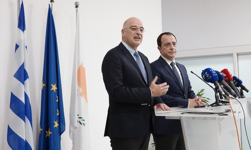 Στην Κύπρο ο Δένδιας: «Οι πρωτοβουλίες μας στην Αν. Μεσόγειο δεν στρέφονται εναντίον τρίτων»
