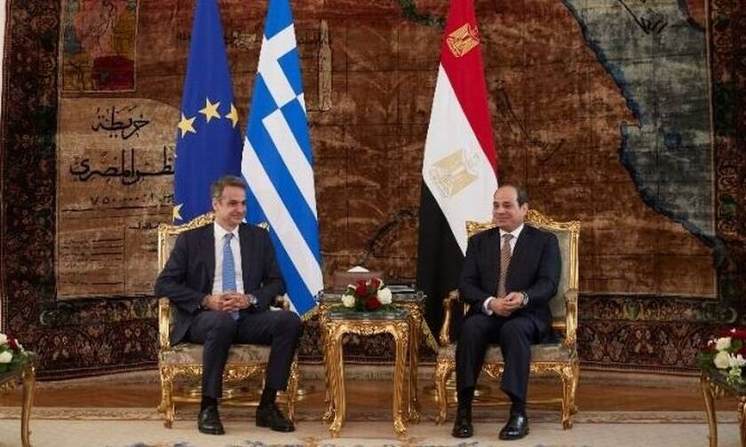 Τηλεφωνική επικοινωνία Μητσοτάκη με τον Αιγύπτιο Πρόεδρο