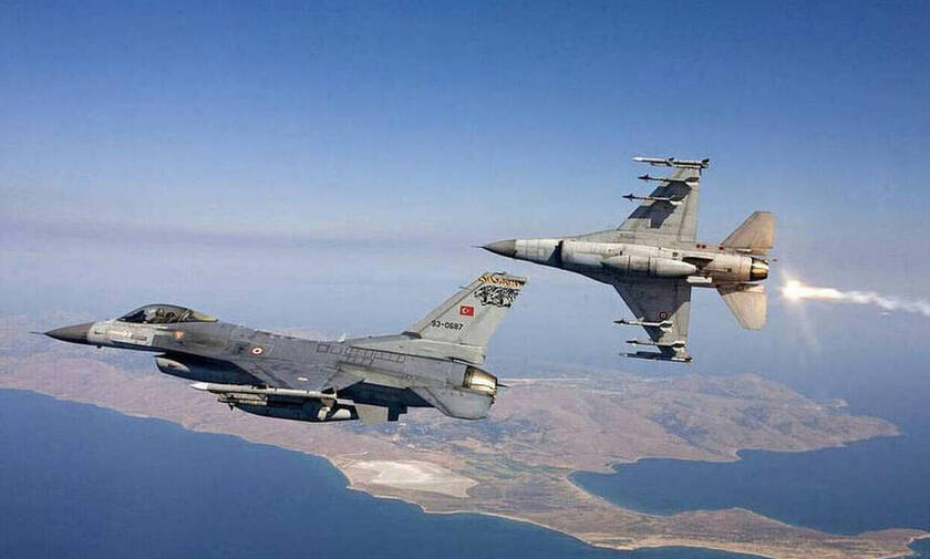 Τον χαβά τους οι Τούρκοι: Με οπλισμένα F-16 παραβίασαν το ελληνικό FIR