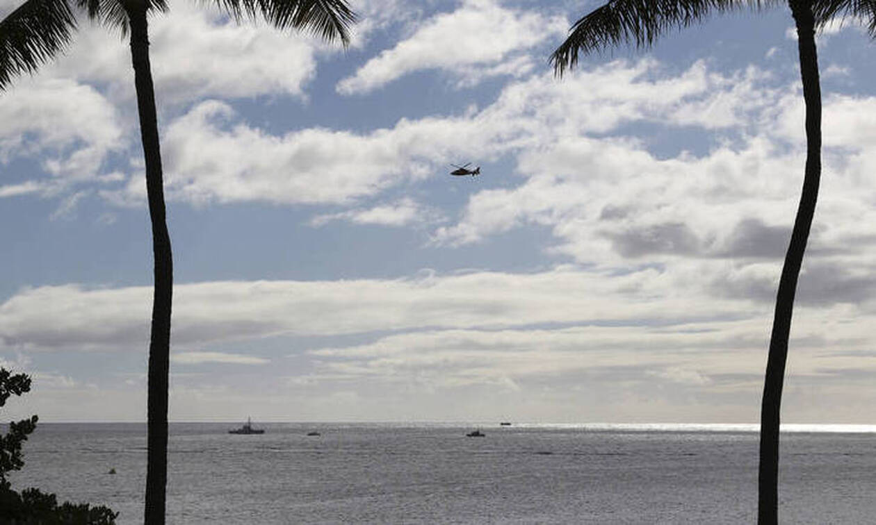 Ελικόπτερο με επτά επιβαίνοντες χάθηκε στη Χαβάη
