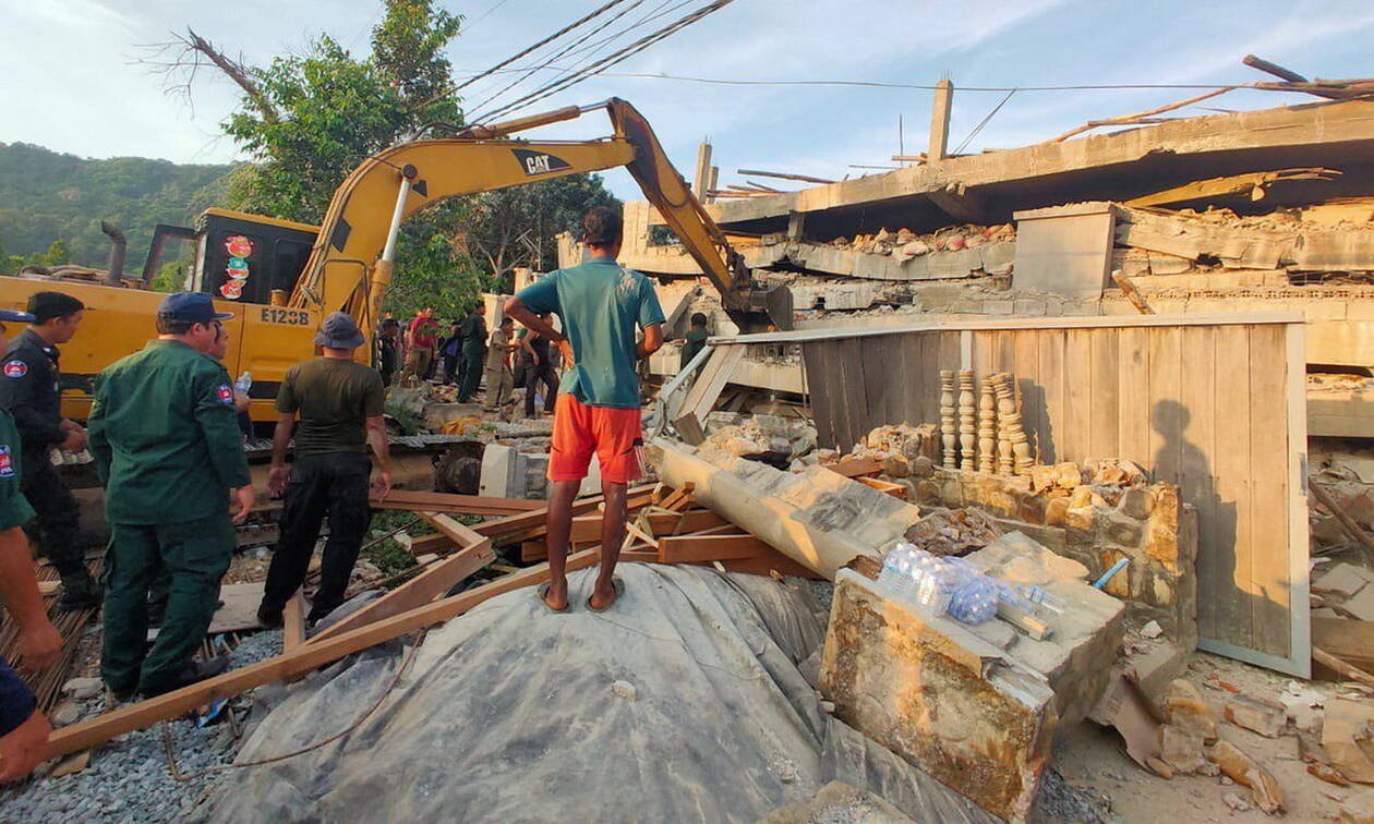 Καμπότζη: 36 νεκροί από κατάρρευση κτηρίου