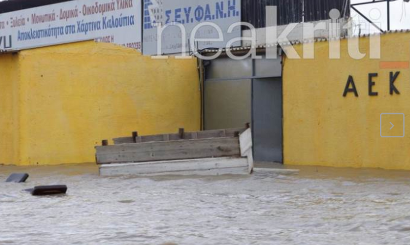Κρήτη: O «Ηφαιστίων» διέλυσε το γήπεδο της ΑΕΚ (photos)