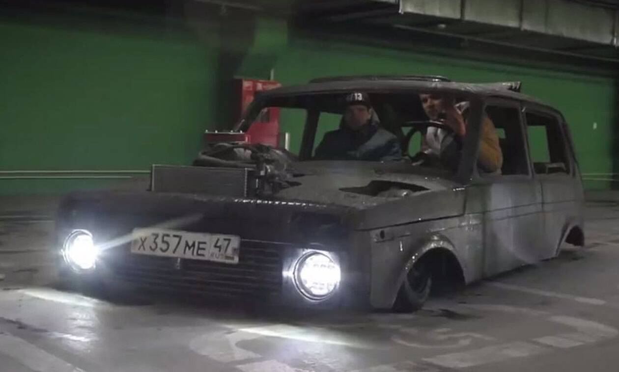 Οι Ρώσοι δεν είναι καλά: Μετέτρεψαν ένα Lada Niva σε ερπετό!