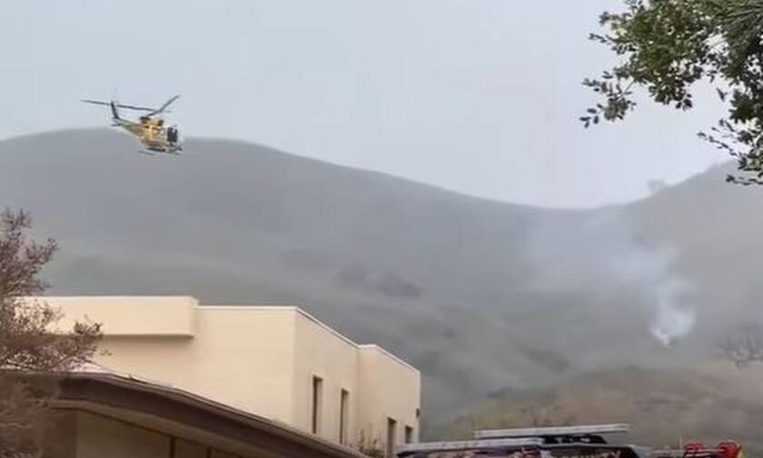 Κόμπι Μπράιαντ: Βίντεο ντοκουμέντο από το σημείο που συνετρίβη το ελικόπτερο του θρύλου του NBA