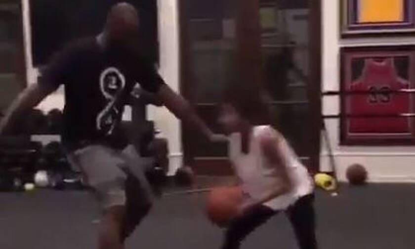 Κόμπι Μπράιαντ: Το συγκλονιστικό βίντεο που παίζει μπάσκετ με την κόρη του Τζιάννα (vid)