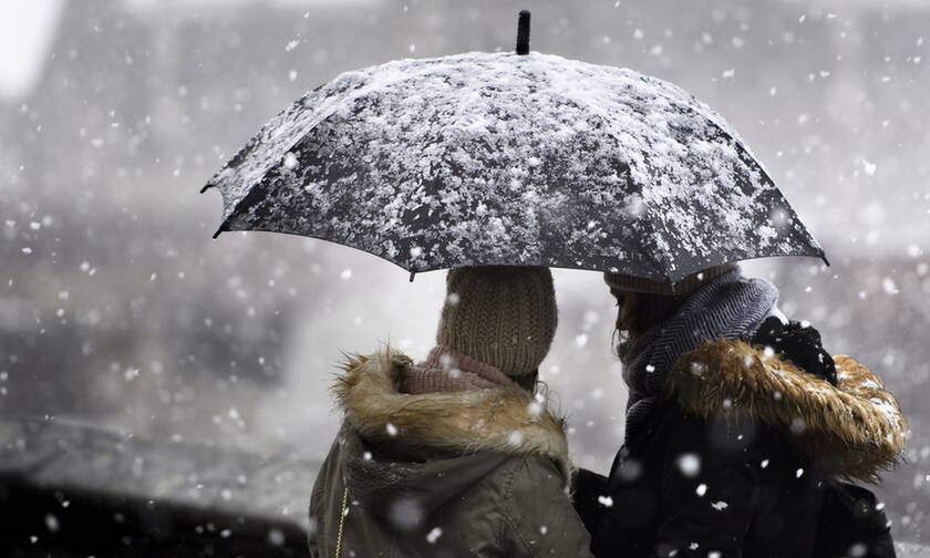 Cold front already affecting N. Greece, with snowfall and low temperatures