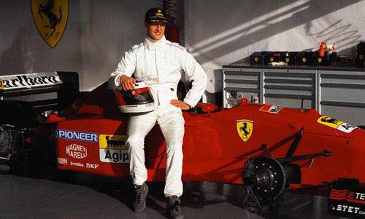 Αυτό είναι το πρώτο μονοθέσιο της Ferrari που οδήγησε ο Schumacher και πωλείται 