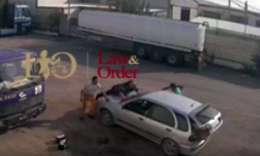 Βίντεο: Απόπειρα κλοπής στον Ασπρόπυργο - Αυτοκίνητο παρασύρει τον ιδιοκτήτη