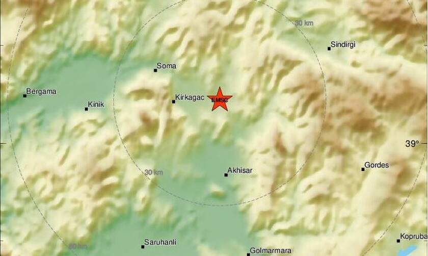Ισχυρός σεισμός στην Τουρκία - Ταρακουνήθηκε και η Μυτιλήνη