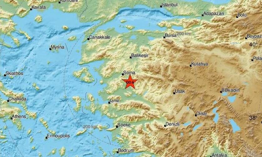 Σεισμός ΤΩΡΑ στη δυτική Τουρκία - Αισθητός και στα ελληνικά νησιά (pics)