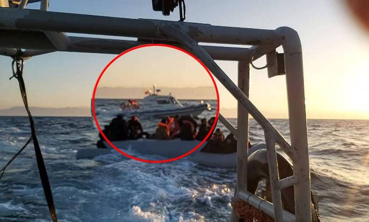 Greek coast guard releases videos showing migrant boats arriving with Turkish coast guard escorts	