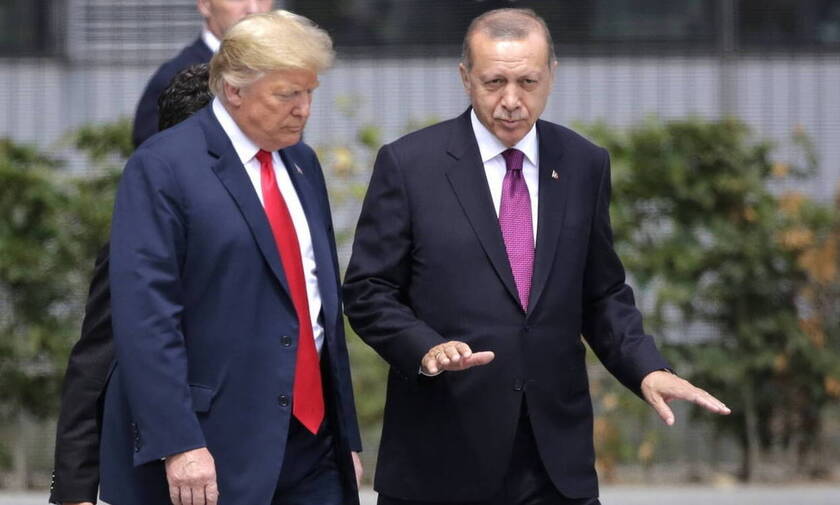 Ερντογάν: Ζήτησα από τον Τραμπ να μας εξοπλίσει με πολεμικό υλικό για την Συρία