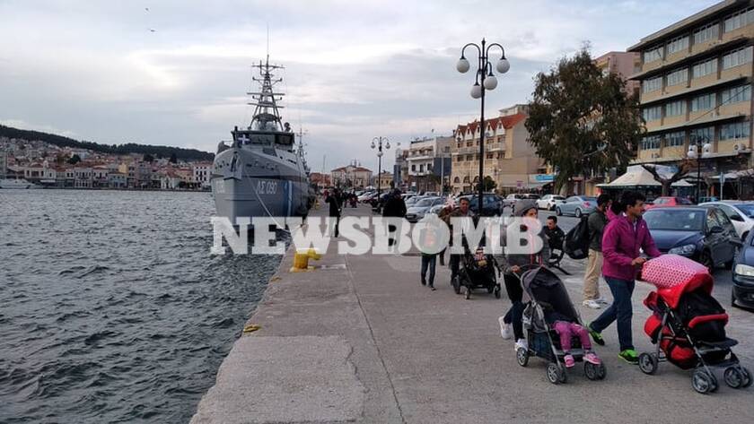 Αποστολή Newsbomb.gr στη Μυτιλήνη: Νέα ένταση και επεισόδια στο λιμάνι 