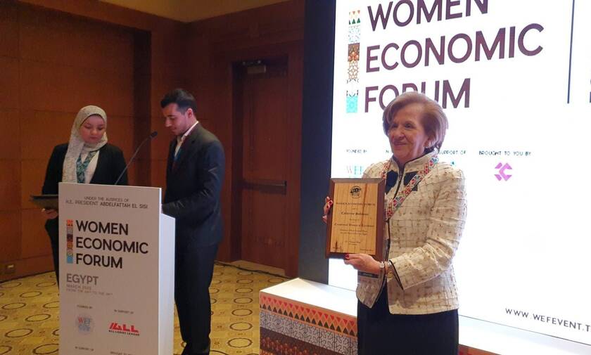WEF: H Αικ. Σοφιανού Μπελεφάντη μιλά για τα προτερήματα των γυναικών σε ηγετικές θέσεις