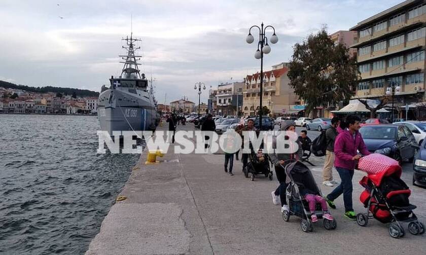 Μυτιλήνη: Κάτοικοι δεν επέτρεψαν στο πλοίο «Mare Liberum» να δέσει στο λιμάνι