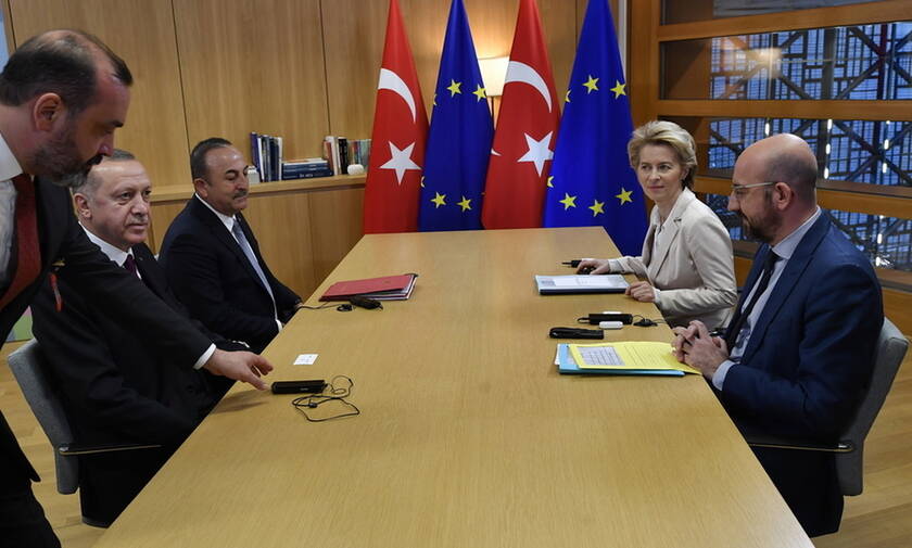Βρυξέλλες: Θα επανεξεταστεί η συμφωνία ΕΕ - Τουρκίας - Έφυγε χωρίς δηλώσεις ο «σουλτάνος»