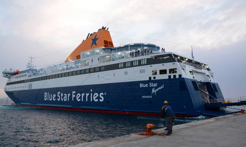 Suspected coronavirus case stops ferry «Blue Star Mykonos» at Limnos