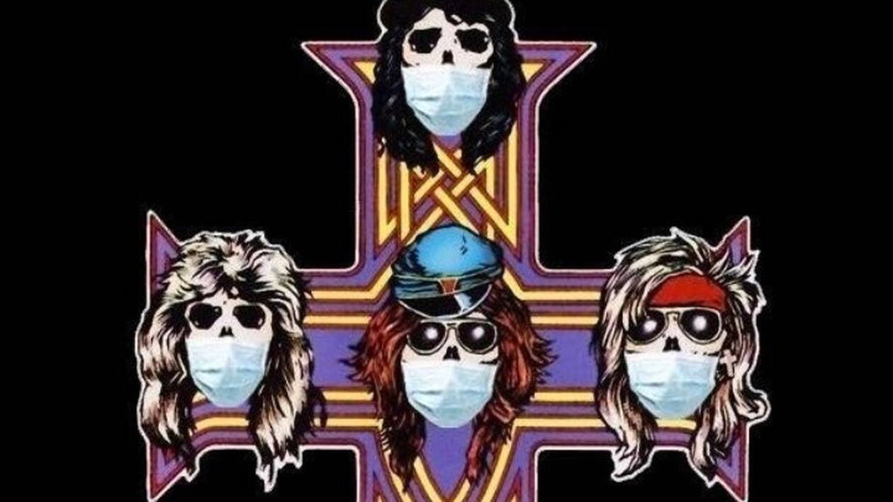 Οι Guns N' Roses με μάσκες για τον κοροναϊό