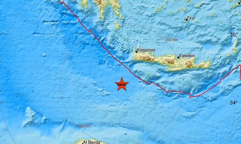 Σεισμός νοτιοδυτικά της Κρήτης (pics)