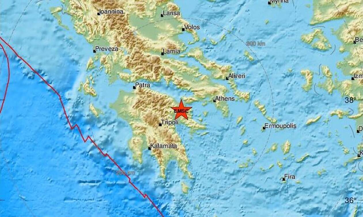 Σεισμός κοντά στην Κόρινθο - Αισθητός στην Αθήνα