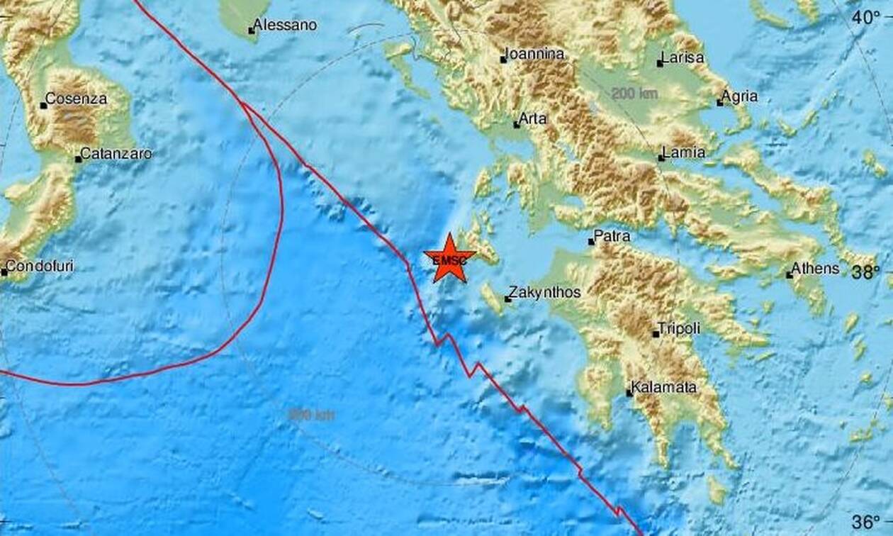 Σεισμός ΤΩΡΑ κοντά στην Κεφαλονιά - Αισθητός σε αρκετές περιοχές (pics)