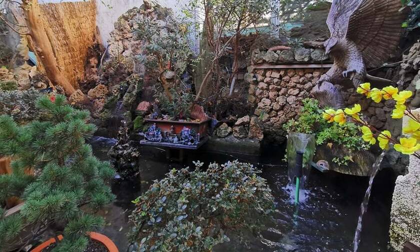 Θεσσαλονίκη: Μετέτρεψε τον κήπο της Εδέμ την αυλή του - Απίστευτες εικόνες