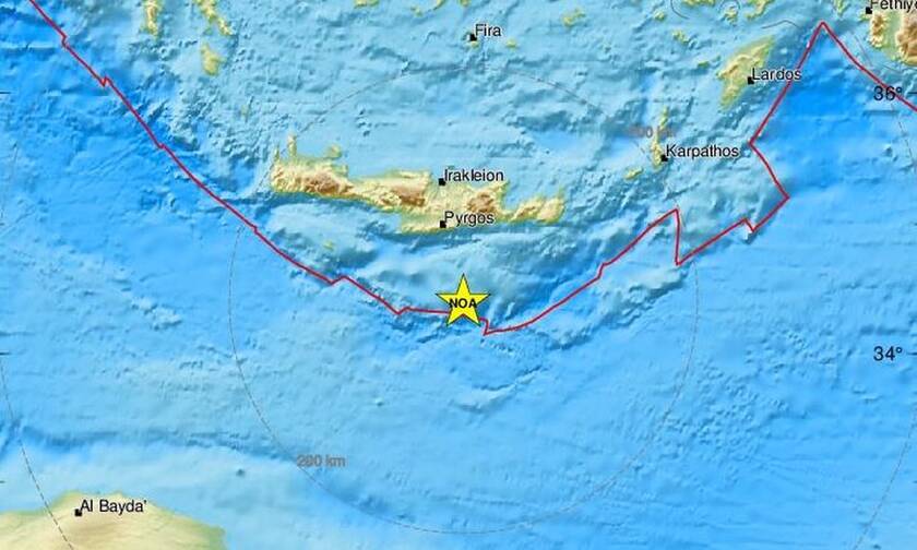 Σεισμός νότια της Κρήτης (pics)