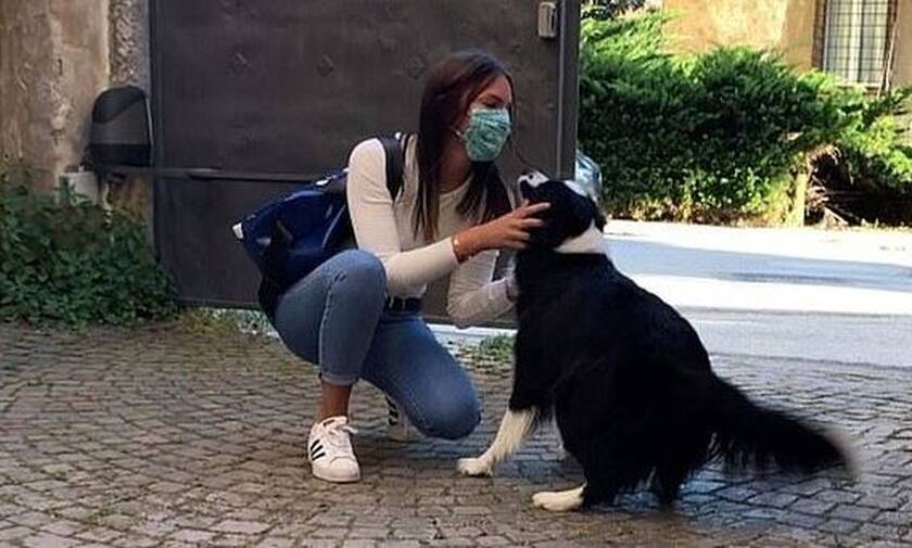 Ραγίζει καρδιές: Η στιγμή που σκύλος συναντά την αφεντικίνα του μετά την καραντίνα (pics)