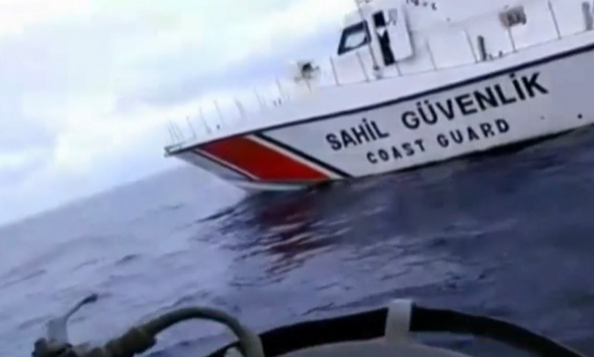 Βίντεο - ντοκουμέντο: Τουρκική ακταιωρός παρενόχλησε ψαράδες ανοιχτά της Μυτιλήνης