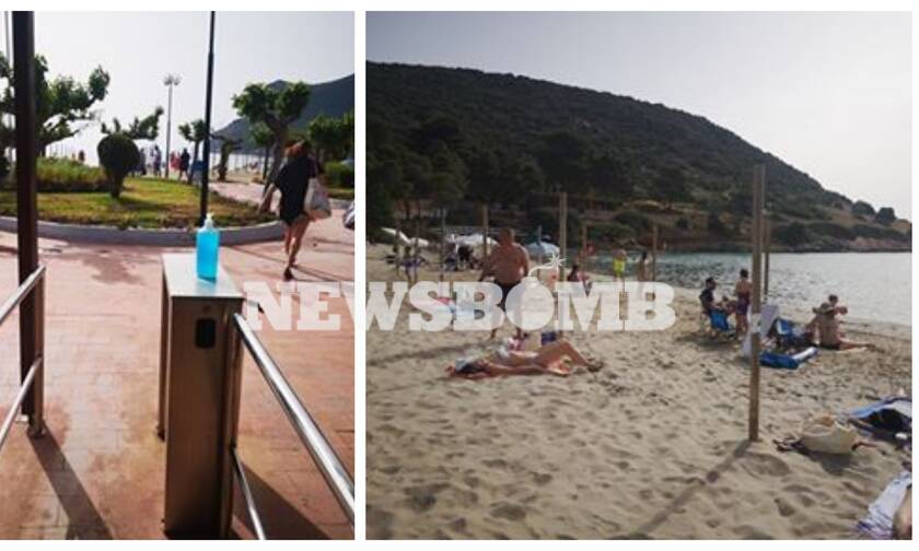 Ανοικτές παραλίες - Το Newsbomb.gr στο Πόρτο Ράφτη: Ανάσες δροσιάς και ελευθερίας για τους πολίτες 