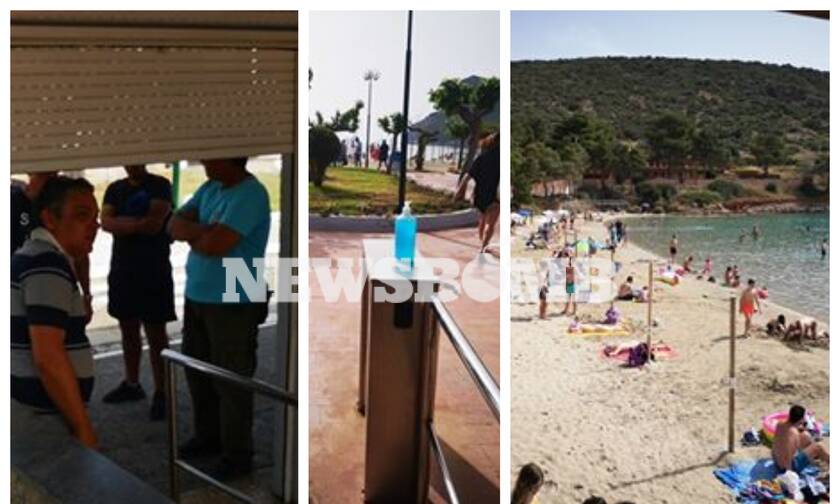 Ρεπορτάζ Newsbomb.gr: Κατέβασε ρολά παραλία στο Πόρτο Ράφτη - Γέμισε με 250 άτομα