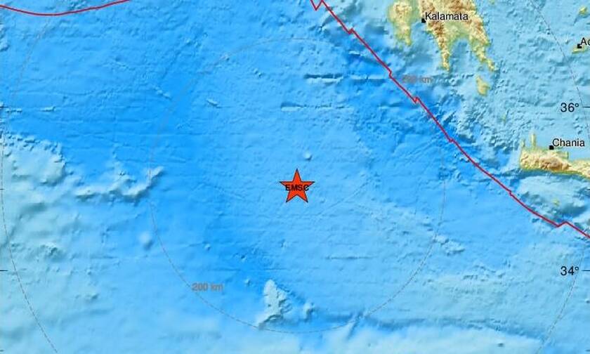 Ισχυρός σεισμός στη Μεσόγειο - Αισθητός σε πολλές περιοχές