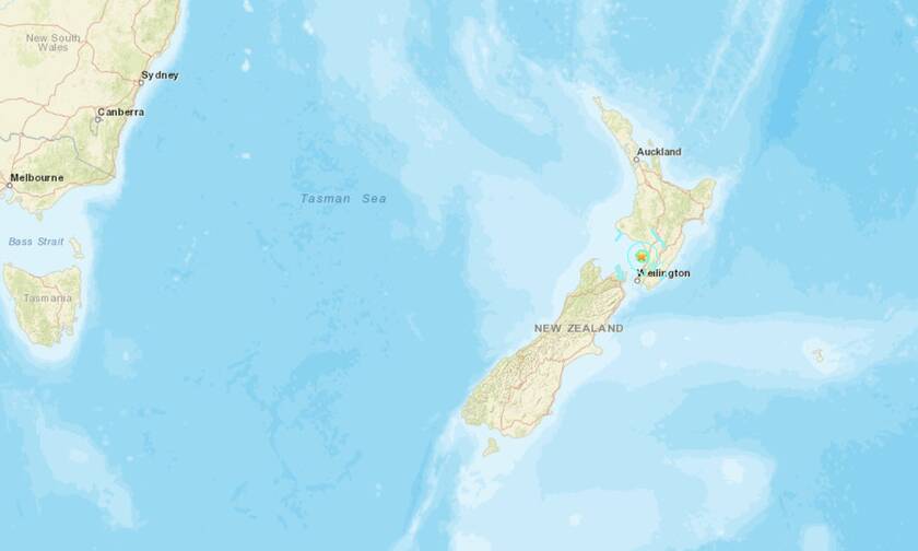 Ισχυρός σεισμός στη Νέα Ζηλανδία: Κοντά στην πρωτεύουσα Ουέλινγκτον το επίκεντρο