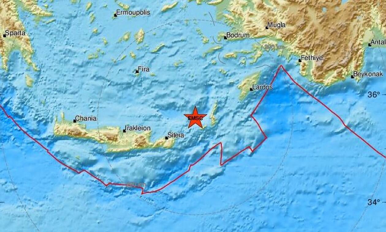 Σεισμός κοντά στην Κάσο - Αισθητός και στην Κάρπαθο (pics)