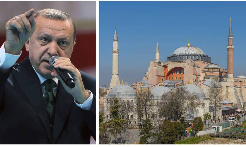 Ερντογάν για Αγιά Σοφιά: Δεν θα πάρουμε την άδειά σας για να γίνει τζαμί