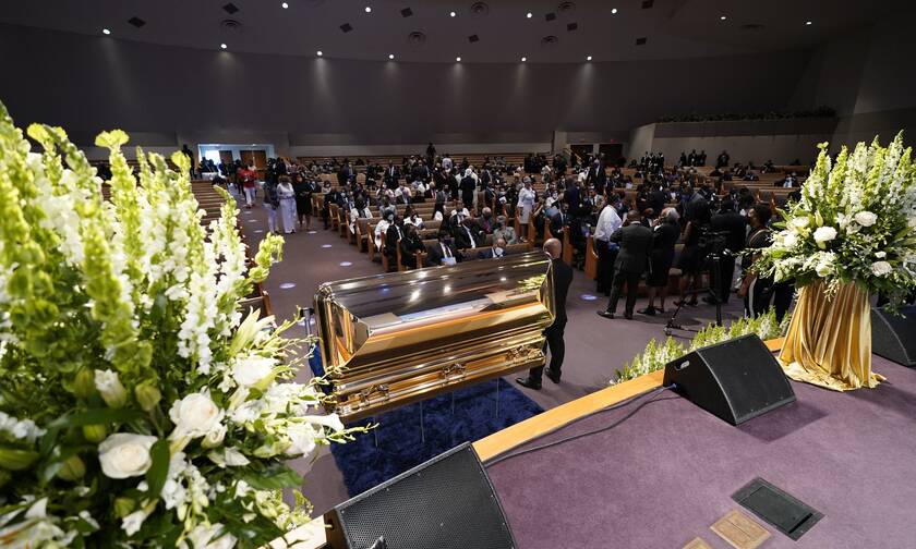 LIVE: Η κηδεία του Τζορτζ Φλόιντ στο Χιούστον 