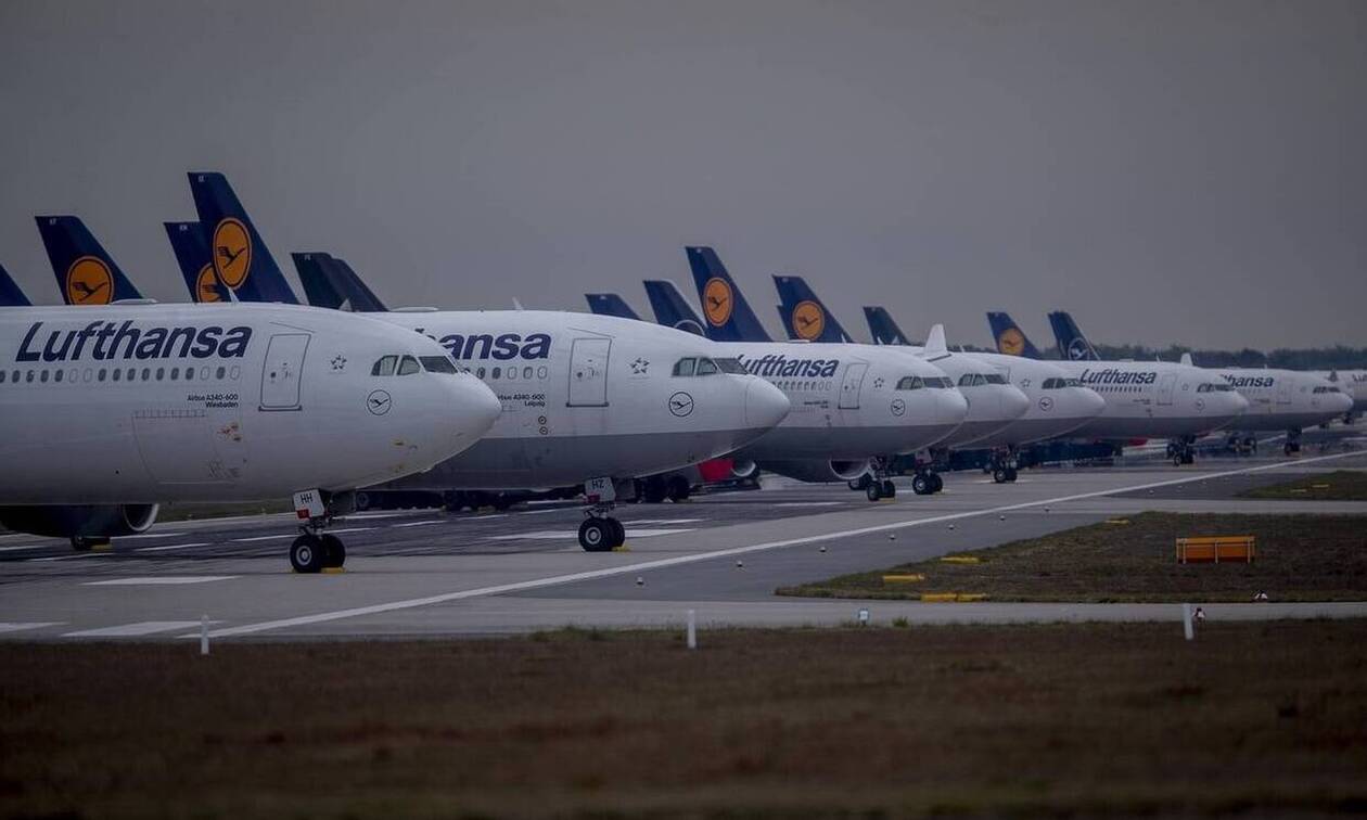 Η Ε.Ε. ενέκρινε πακέτο διάσωσης της Lufthansa ύψους 6,6 δισ.