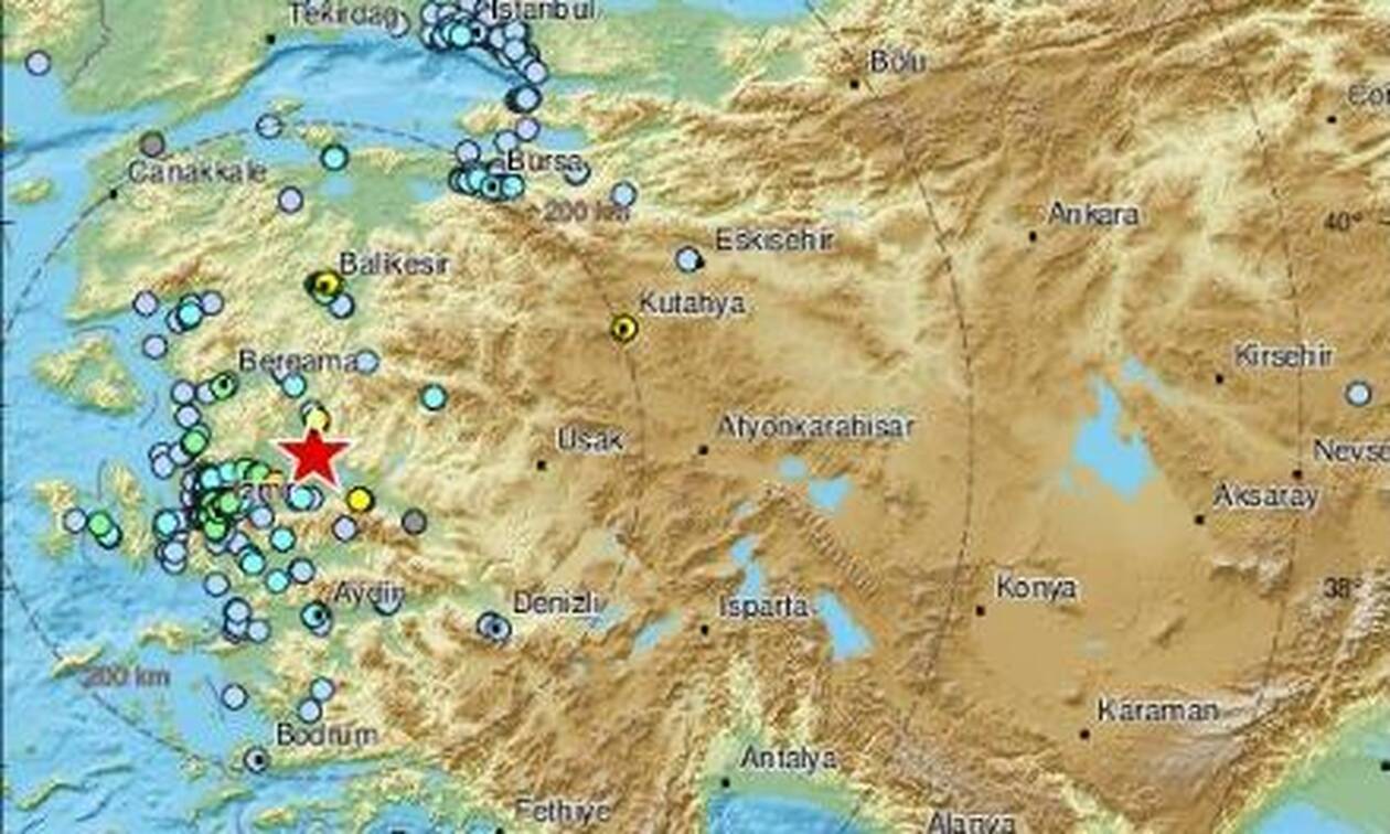 Ισχυρός σεισμός στην Τουρκία - Αισθητός σε ελληνικά νησιά