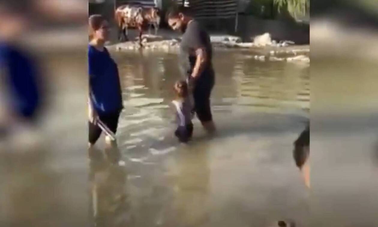 Βίντεο-σοκ: Παιδιά παίζουν σε ποτάμι και ξαφνικά γίνεται έκρηξη 