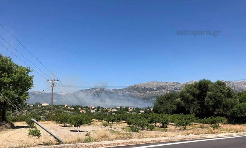 Μεγάλη φωτιά στη Χίο: Σε ύφεση το μέτωπο (pics+vid)