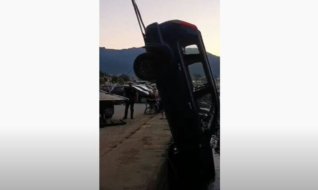 Θάσος: Πάρκαρε το αυτοκίνητο για να πάει για καφέ και το βρήκε στη θάλασσα 