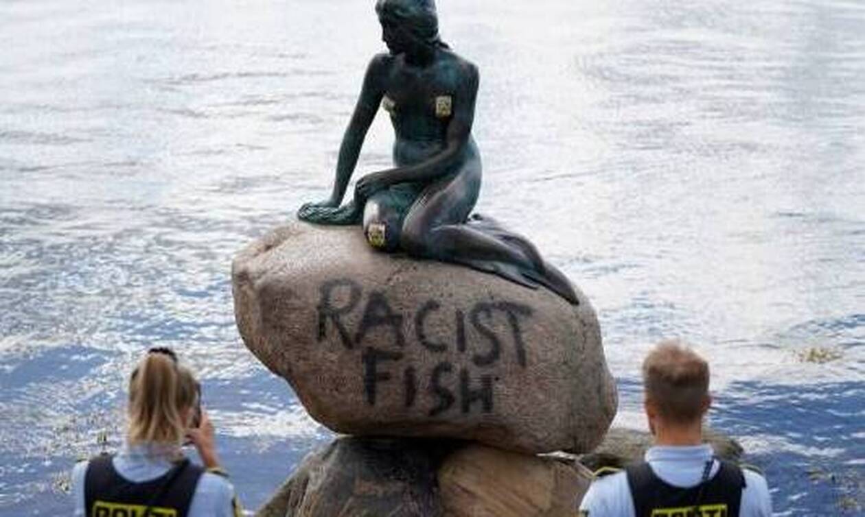 Δανία: «Ρατσιστικό ψάρι» η γοργόνα της Κοπεγχάγης (pics)